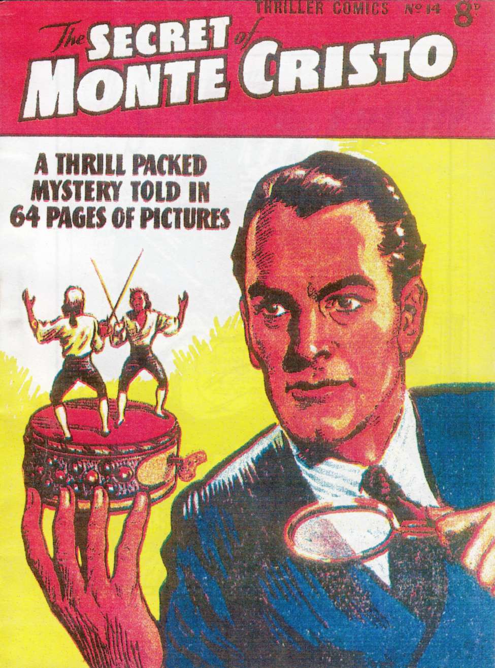 Comic Book Cover For Thriller Comics 14 - The Secret of Monte Cristo