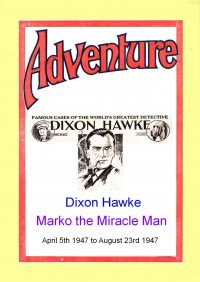 Large Thumbnail For Dixon Hawke - Marko the Miracle Man