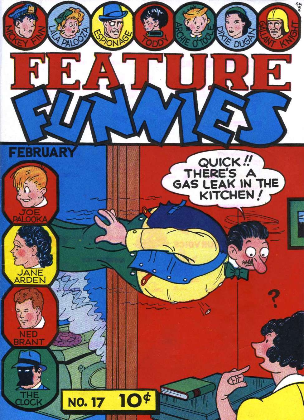 Comic Book Cover For Feature Funnies 17
