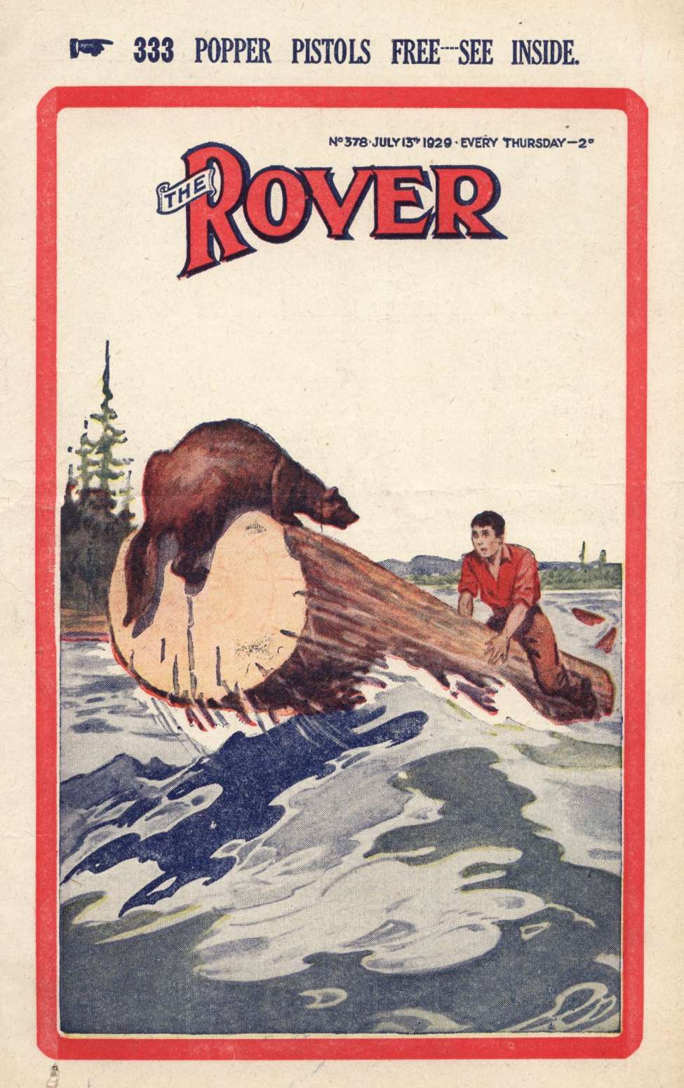 Comic Book Cover For The Rover 378