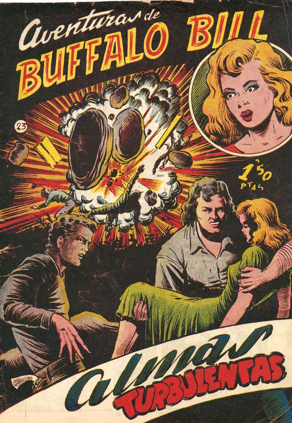 Comic Book Cover For Aventuras de Buffalo Bill 23 Almas turbulentas