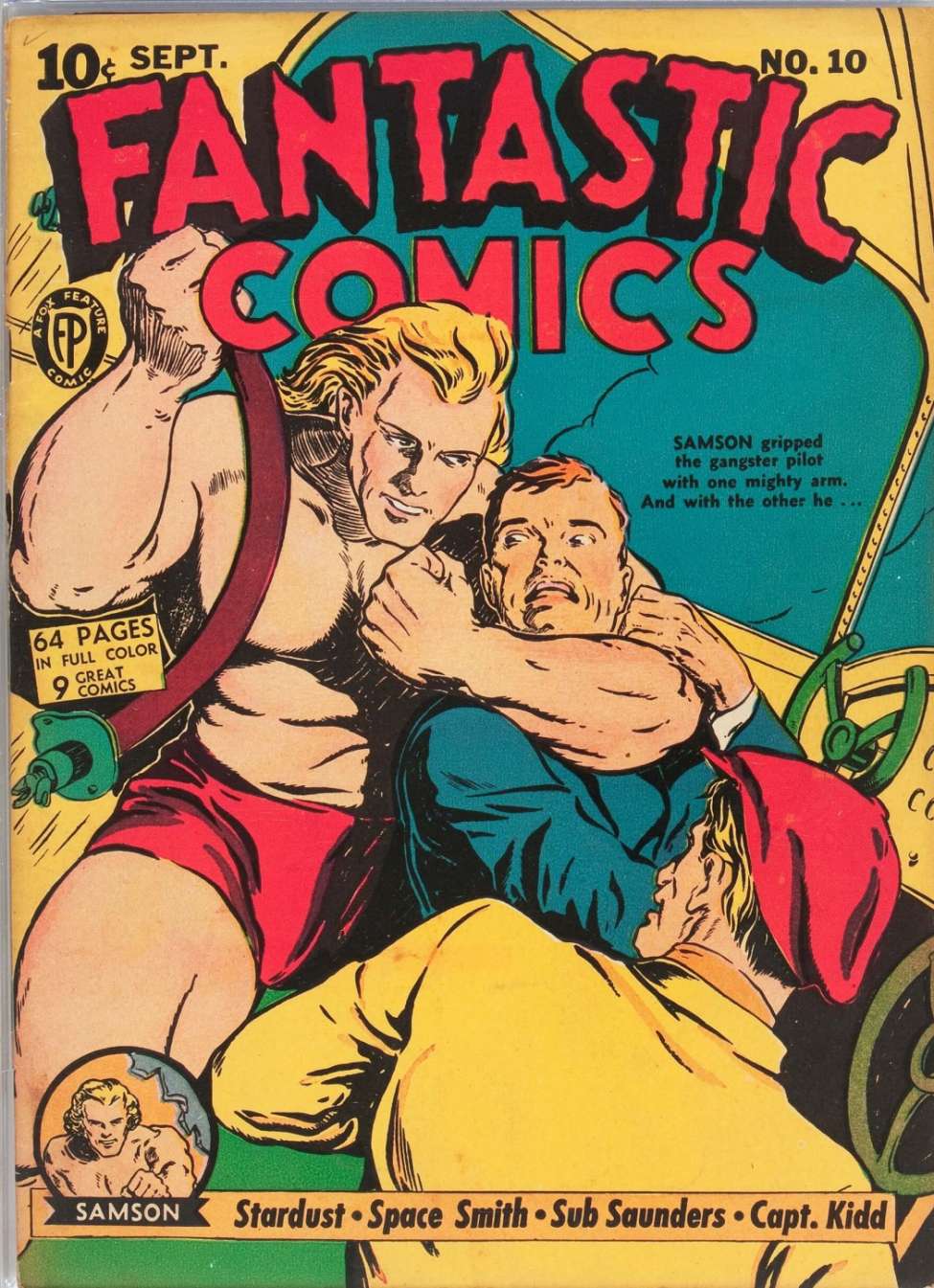 Book Cover For Fantastic Comics 10 - Version 2