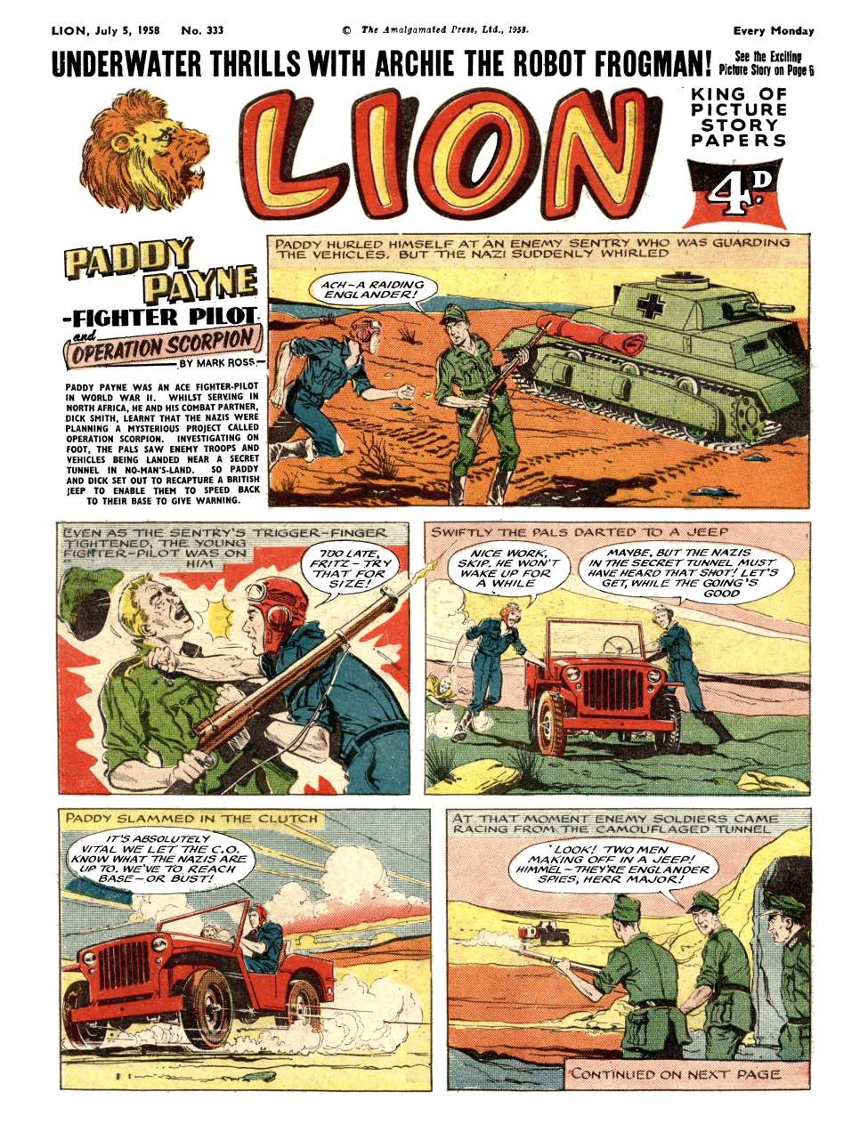 Book Cover For Lion 333