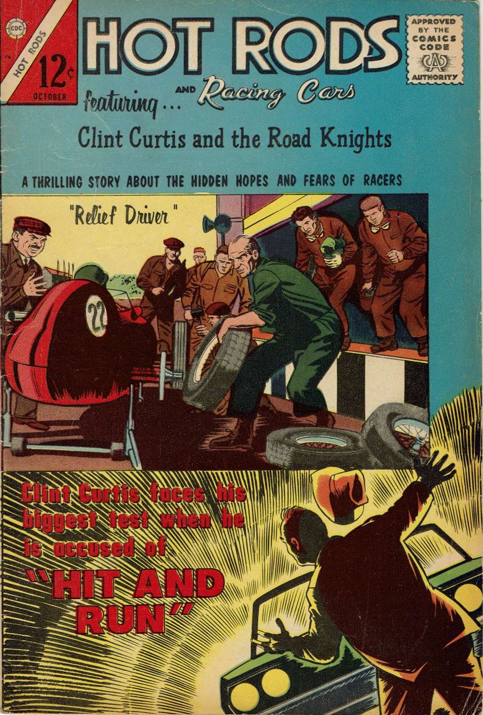 Comic Book Cover For Hot Rods and Racing Cars 76