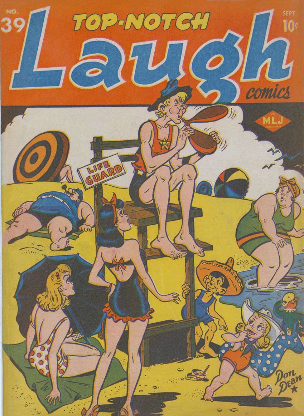 Book Cover For Top Notch Laugh Comics 39