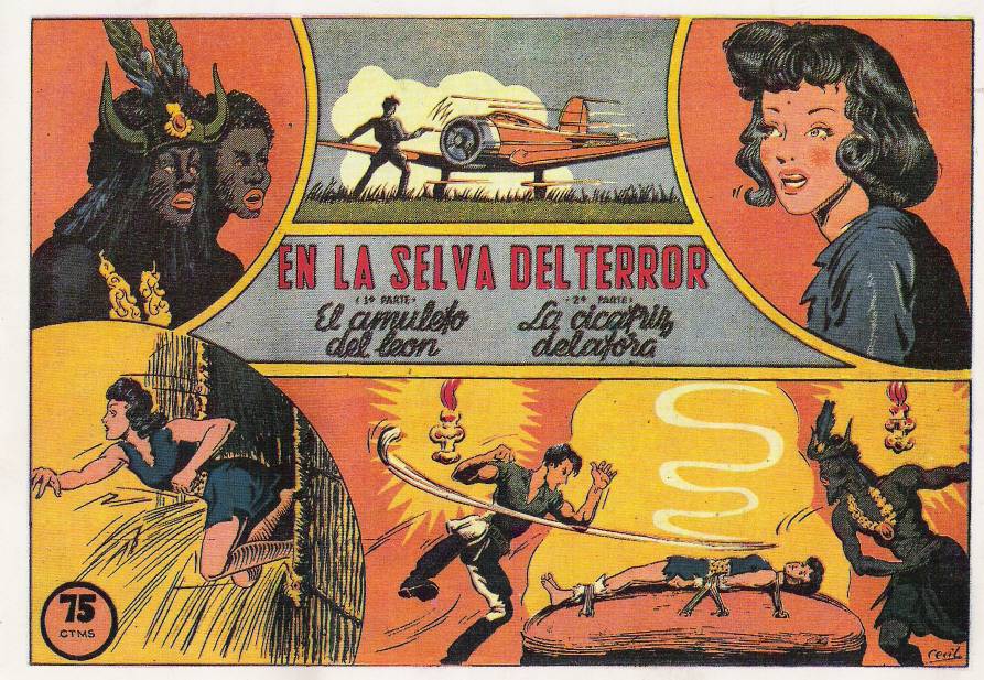 Comic Book Cover For Selección aventurera 46 - En la Selva del Terror