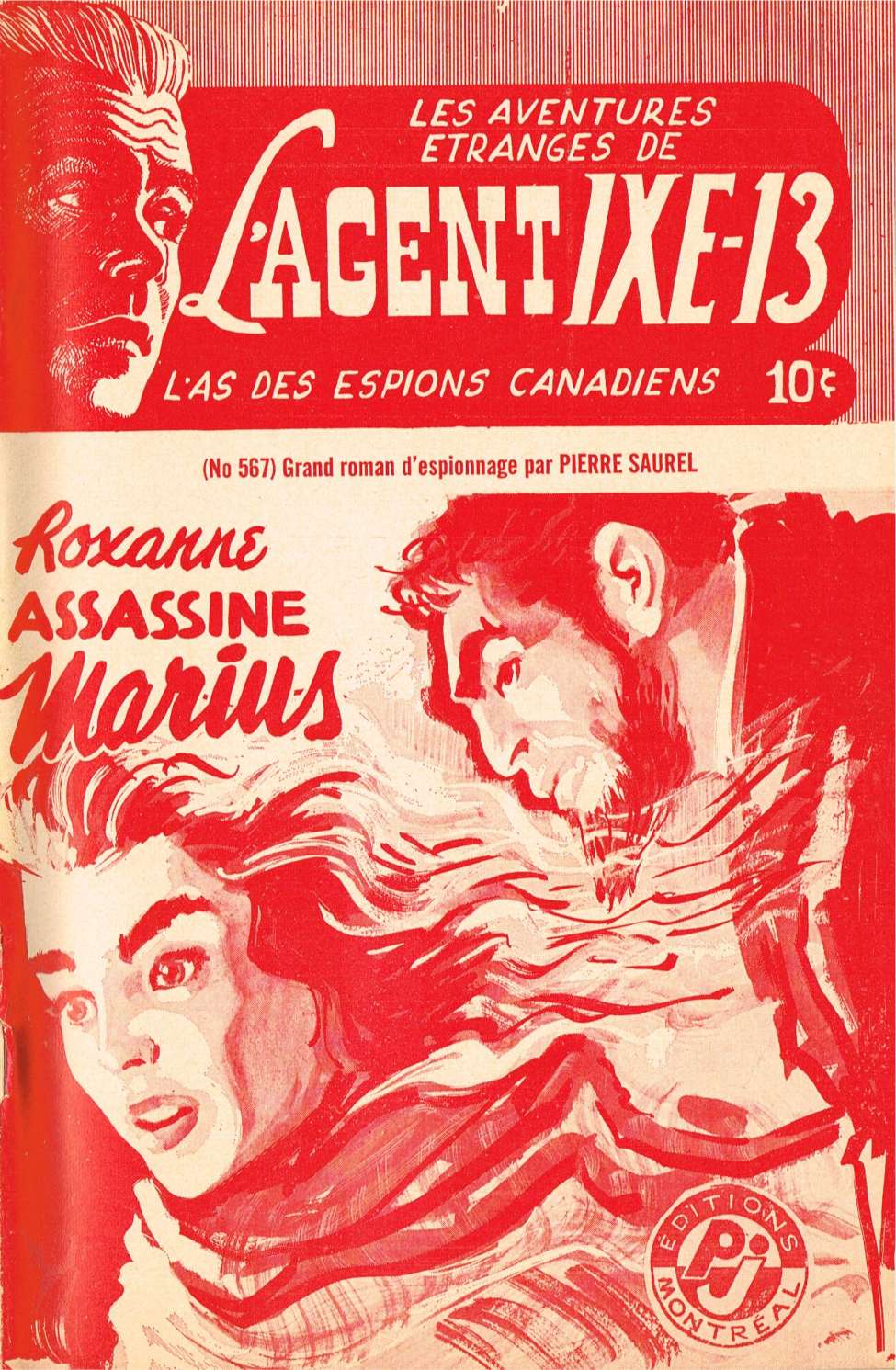 Book Cover For L'Agent IXE-13 v2 567 - Roxanne assassine Marius
