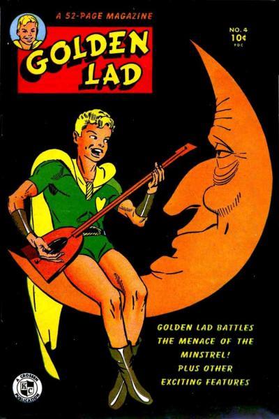 Comic Book Cover For Golden Lad 4