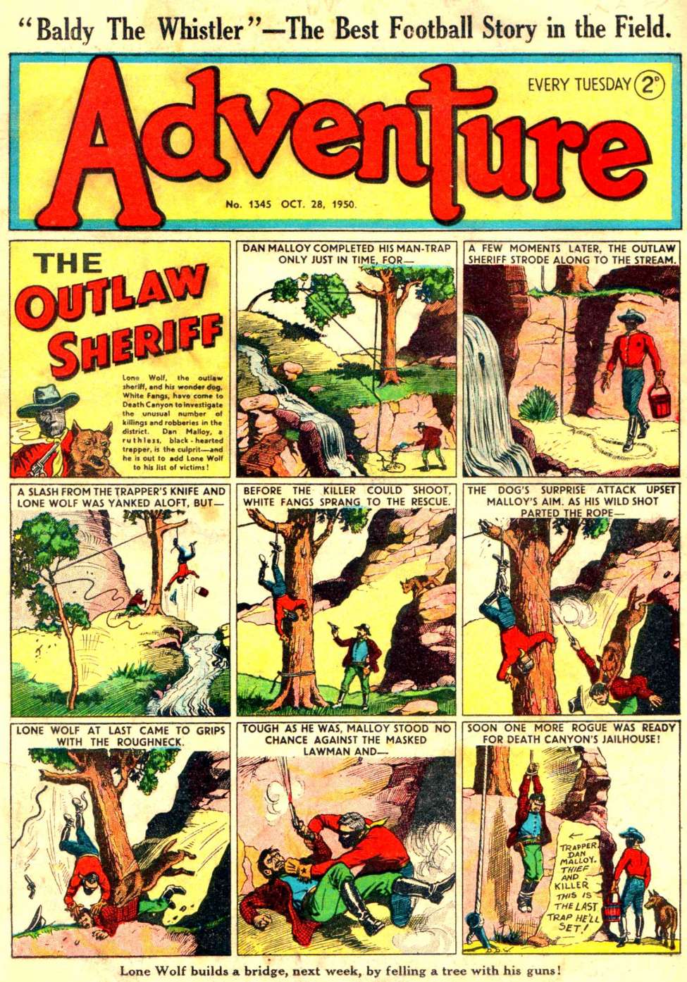 Comic Book Cover For Adventure 1345