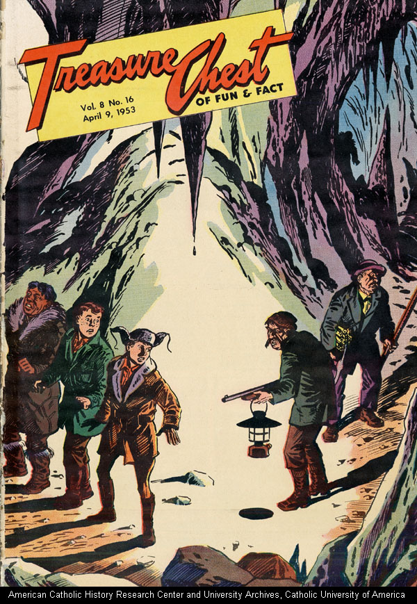 Comic Book Cover For Treasure Chest of Fun and Fact v8 16