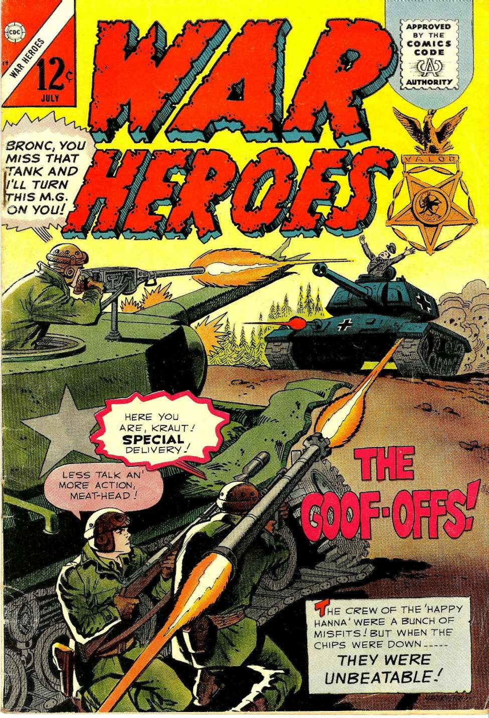Comic Book Cover For War Heroes 19