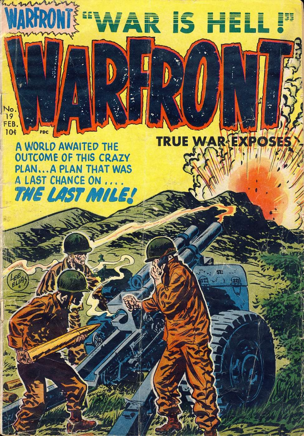 Comic Book Cover For Warfront 19