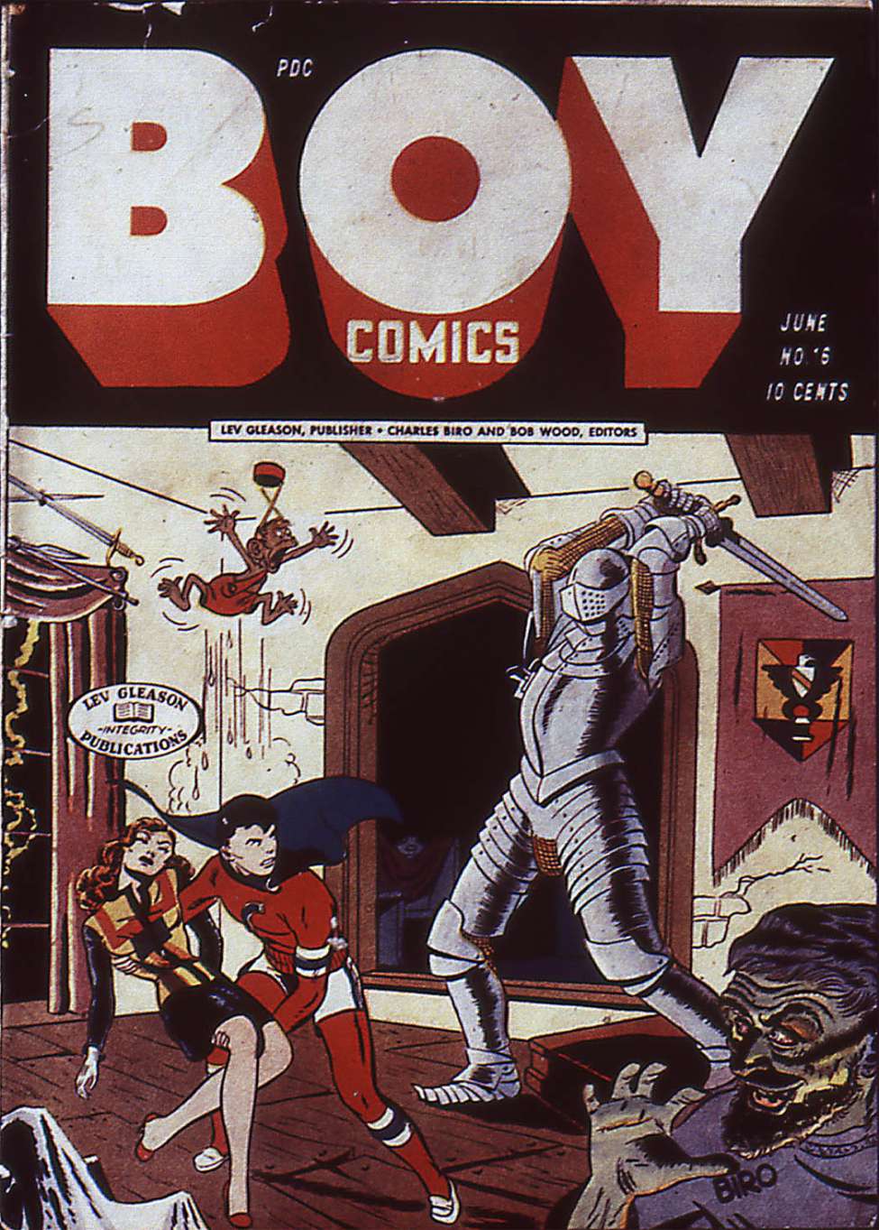 Book Cover For Boy Comics 16 (fiche)