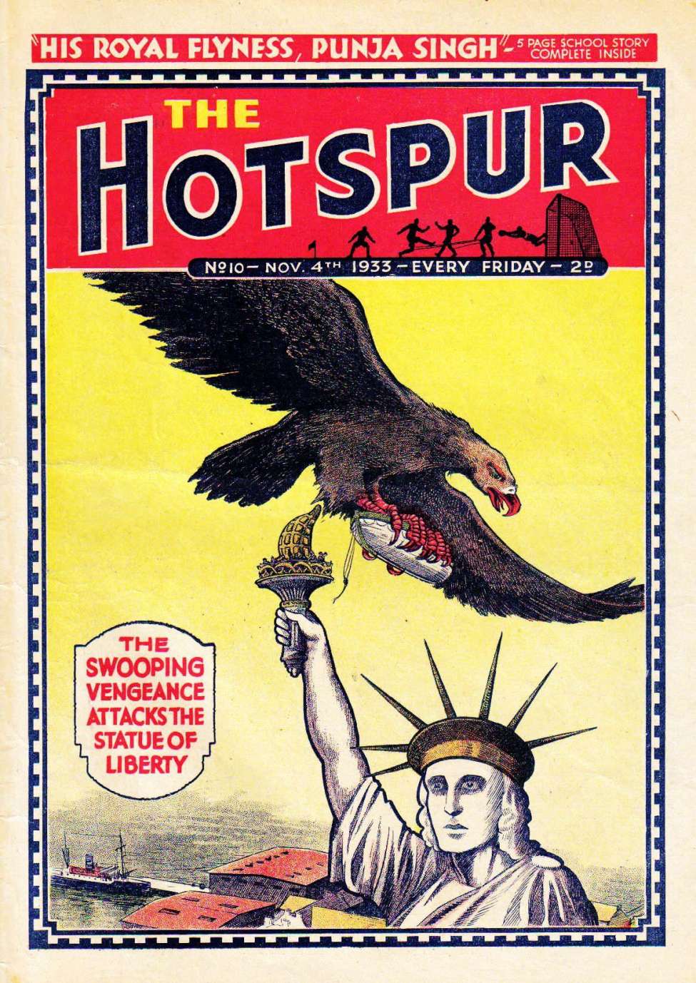 Comic Book Cover For The Hotspur 10