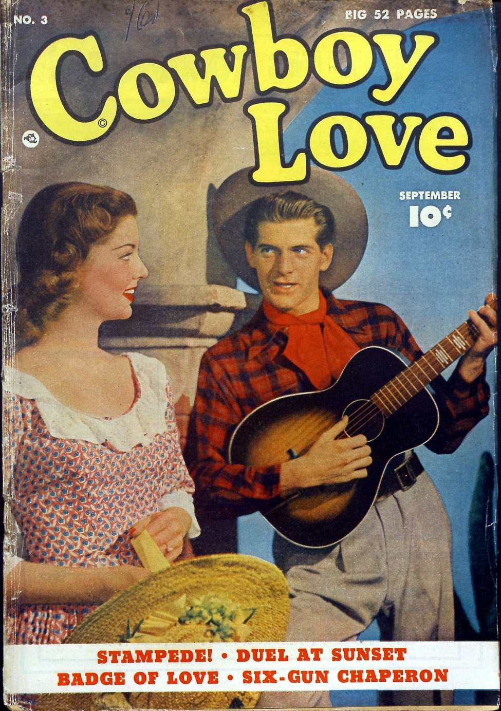 Comic Book Cover For Cowboy Love 3