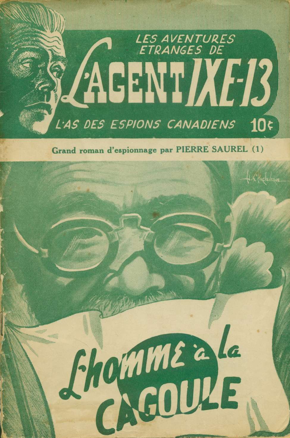 Book Cover For L'Agent IXE-13 v2 1 - L'homme à la cagoule