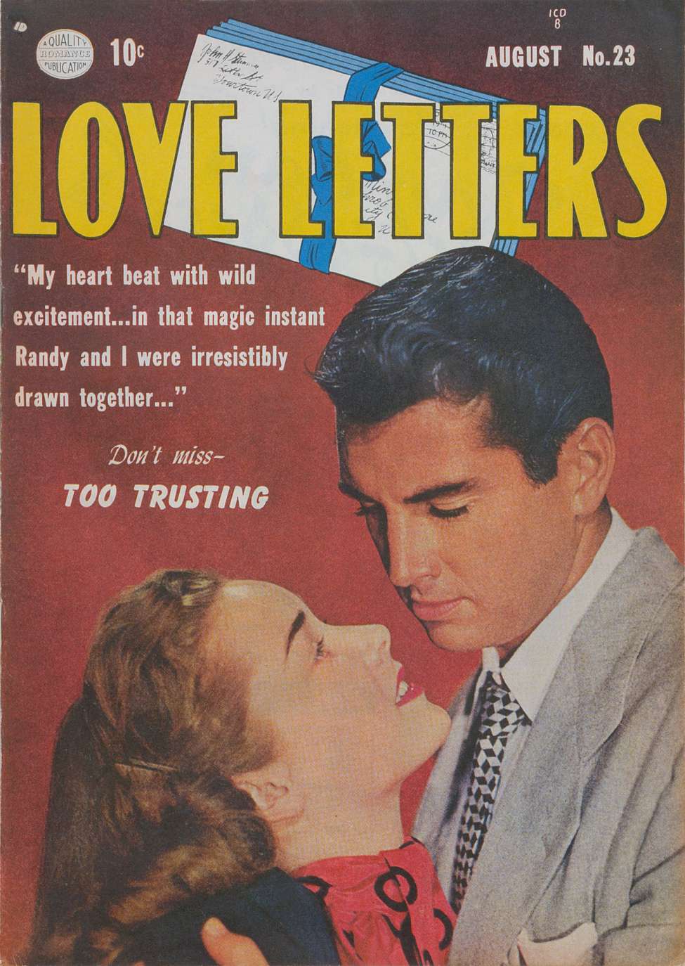 Comic Book Cover For Love Letters 23