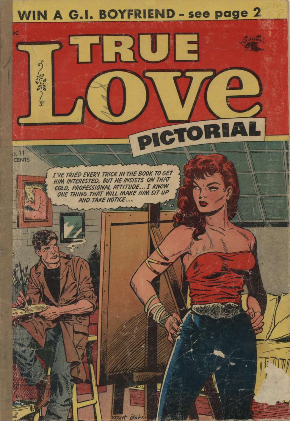 Comic Book Cover For True Love Pictorial 11