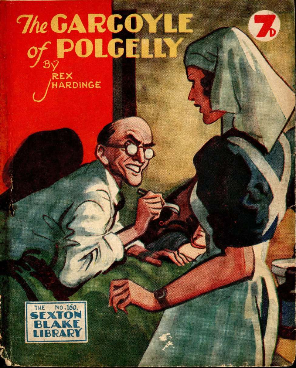 Book Cover For Sexton Blake Library S3 160 - The Gargoyle of Polgelly