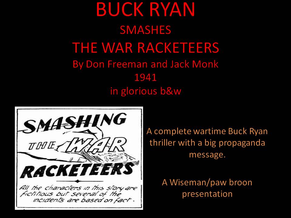 Comic Book Cover For Buck Ryan 12 - Smashes The War Racketeers