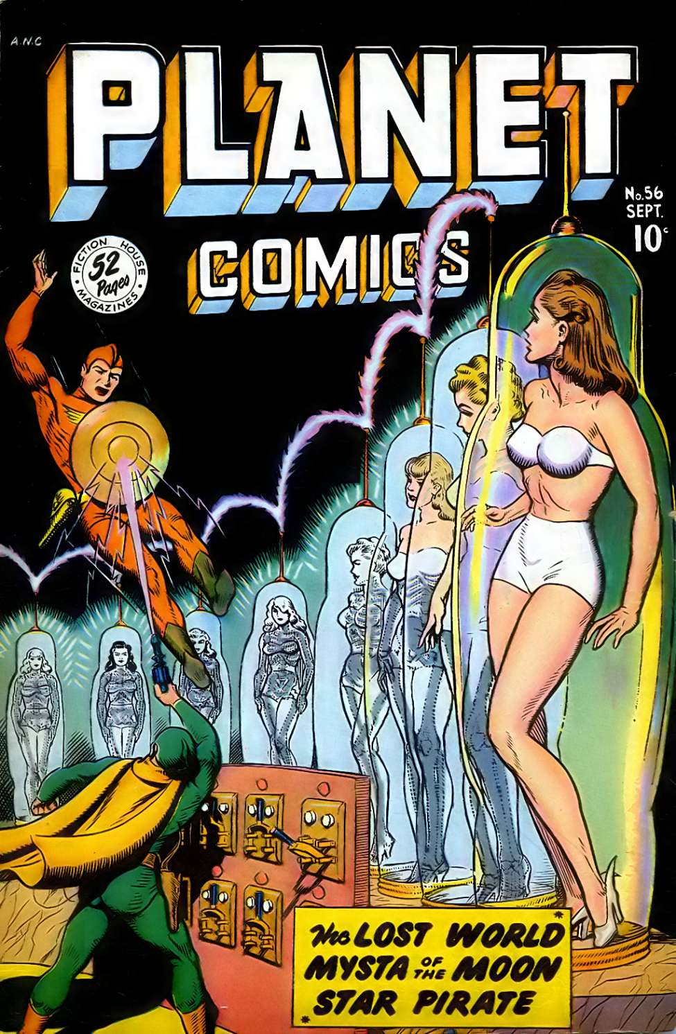 Comic Book Cover For Planet Comics 56 - Version 1
