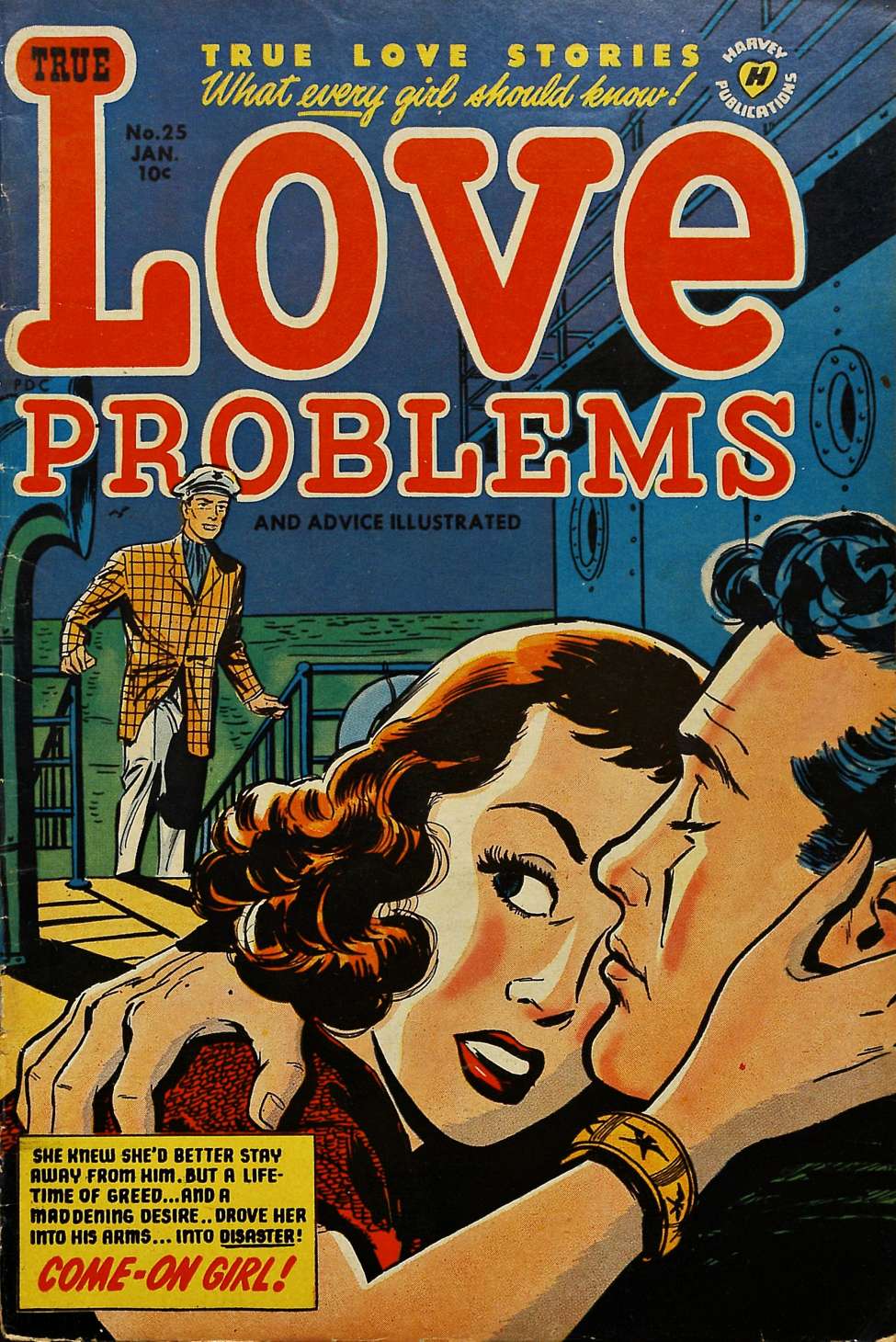 Comic Book Cover For True Love Problems and Advice Illustrated 25