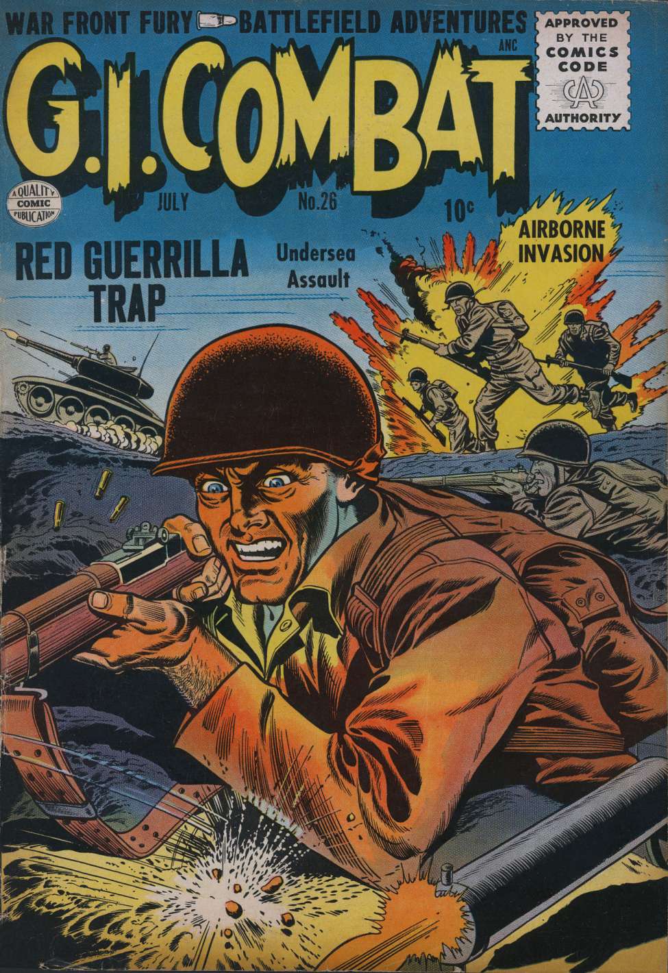 Comic Book Cover For G.I. Combat 26