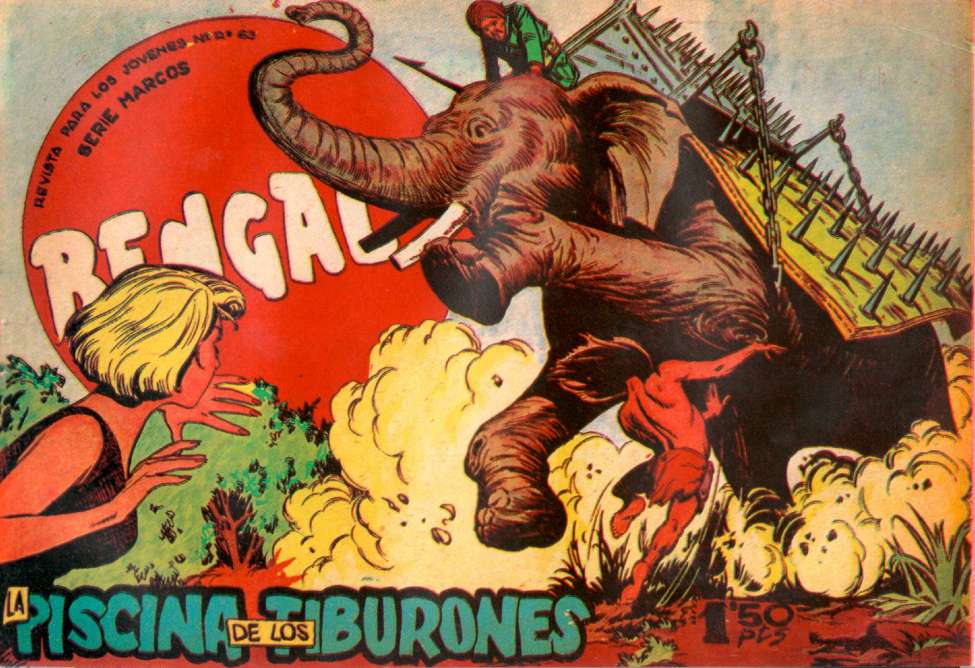 Comic Book Cover For Bengala 50 - La Piscina De Los Tiburones