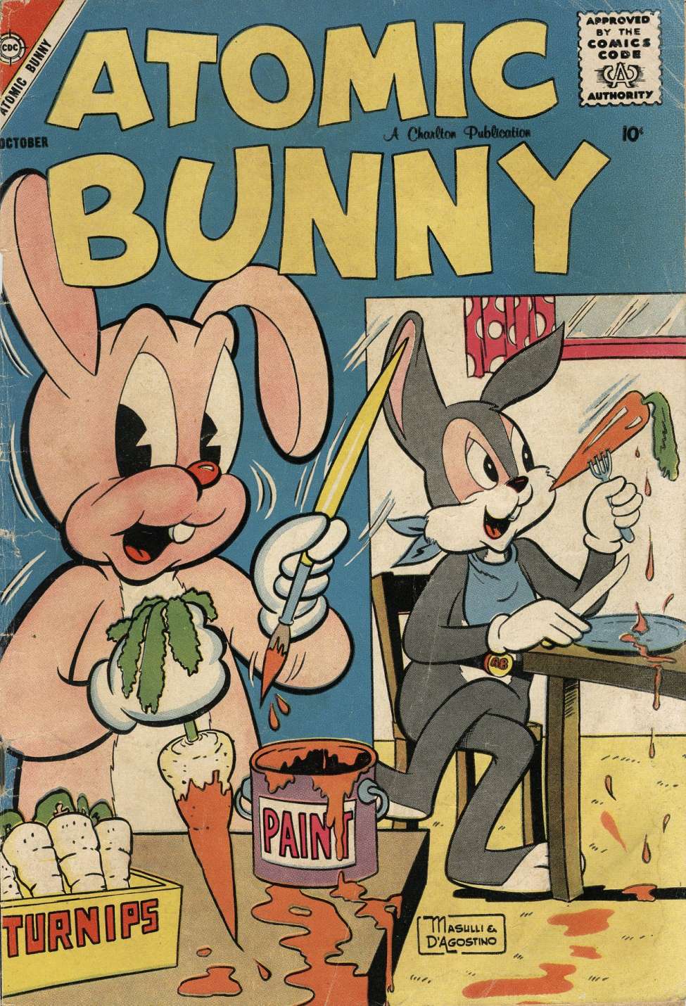 Comic Book Cover For Atomic Bunny 13