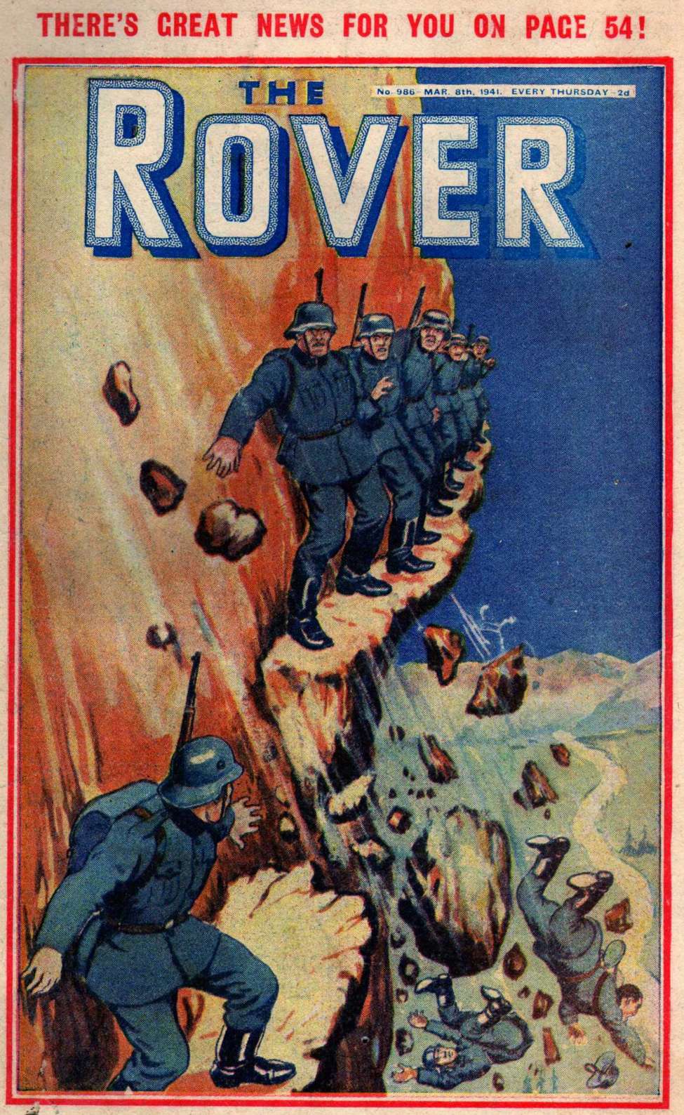Comic Book Cover For The Rover 986