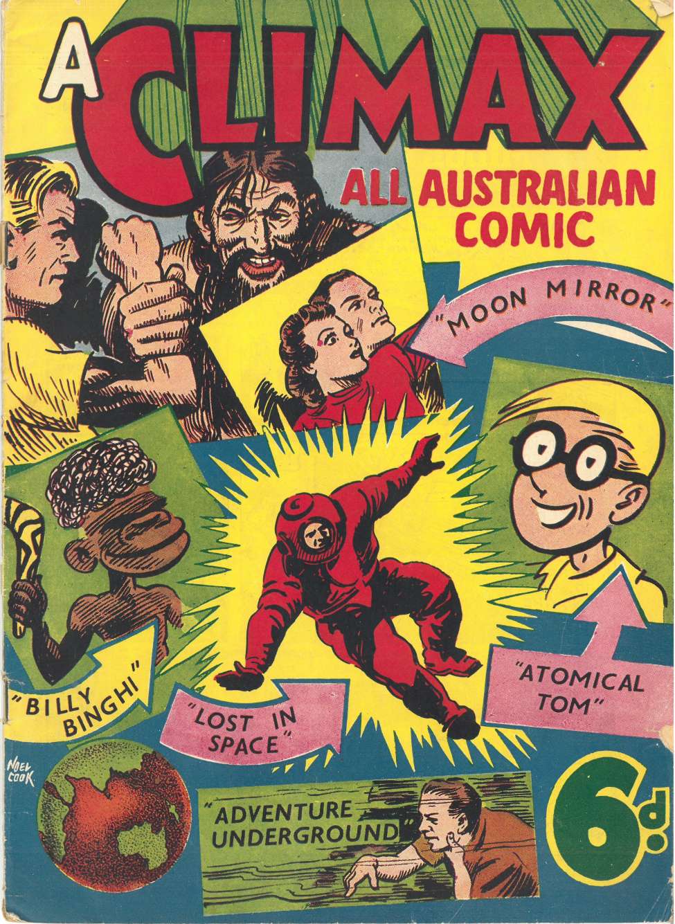 Book Cover For Climax All Australian Comics