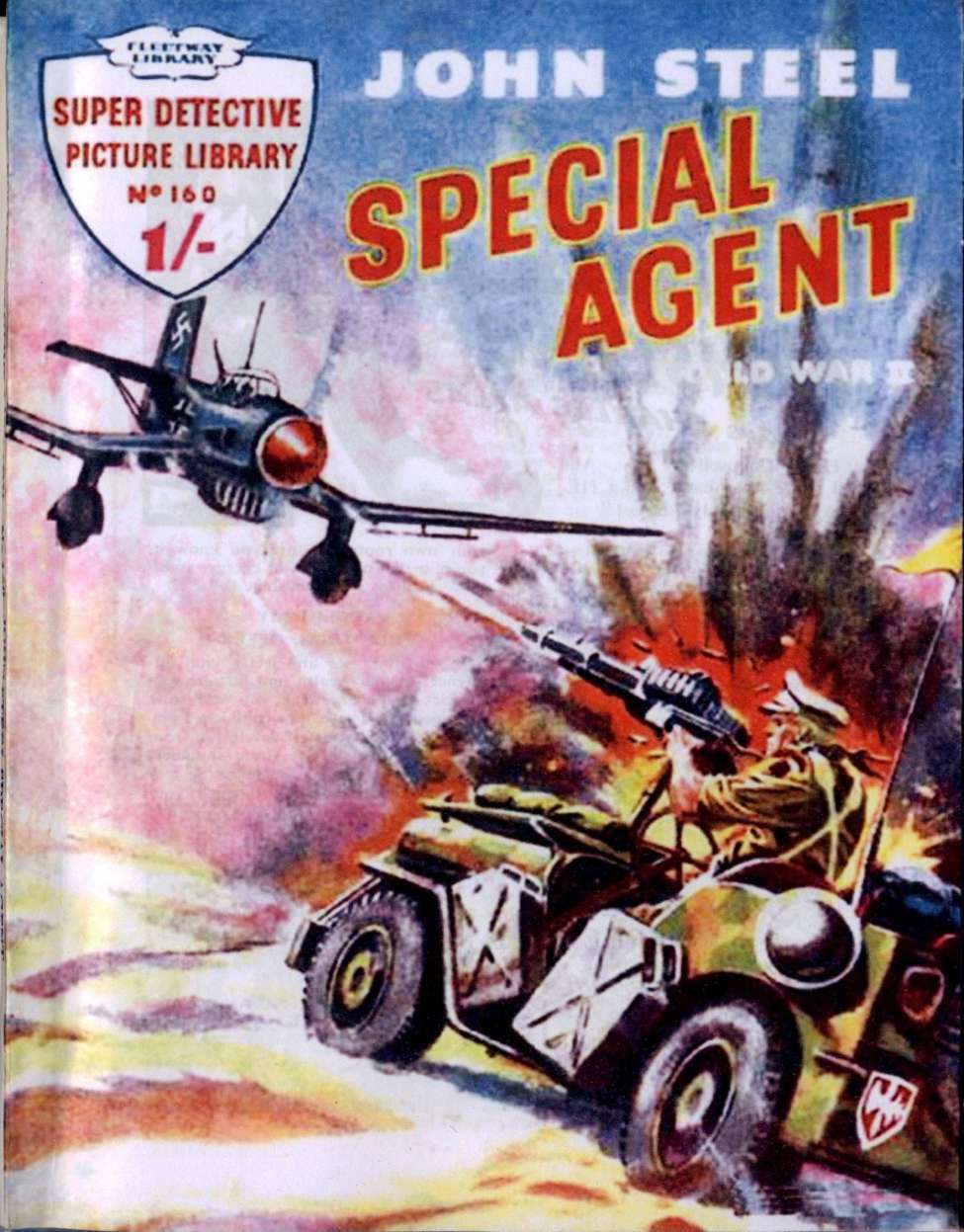 Book Cover For Super Detective Library 160 - John Steel Special Agent