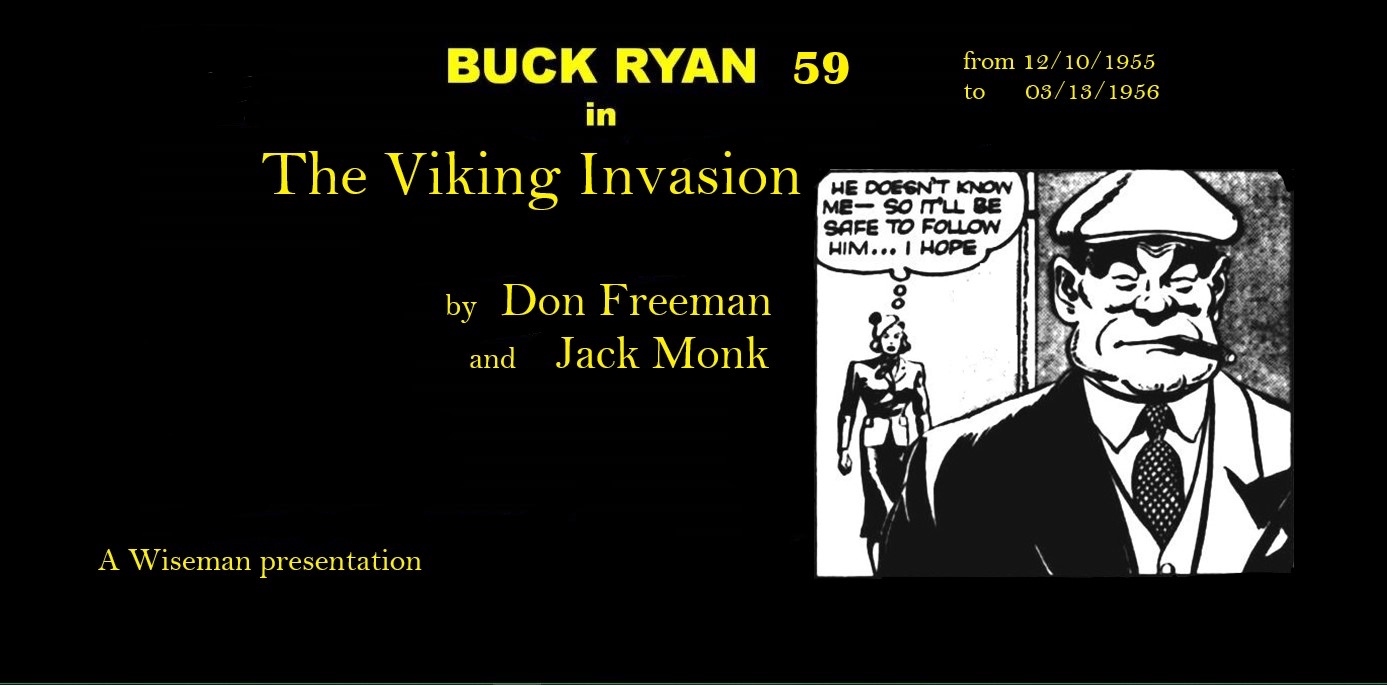 Comic Book Cover For Buck Ryan 59 - The Viking Invasion