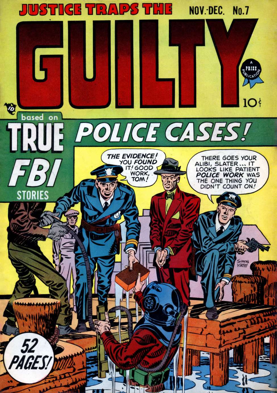 Comic Book Cover For Justice Traps the Guilty 7