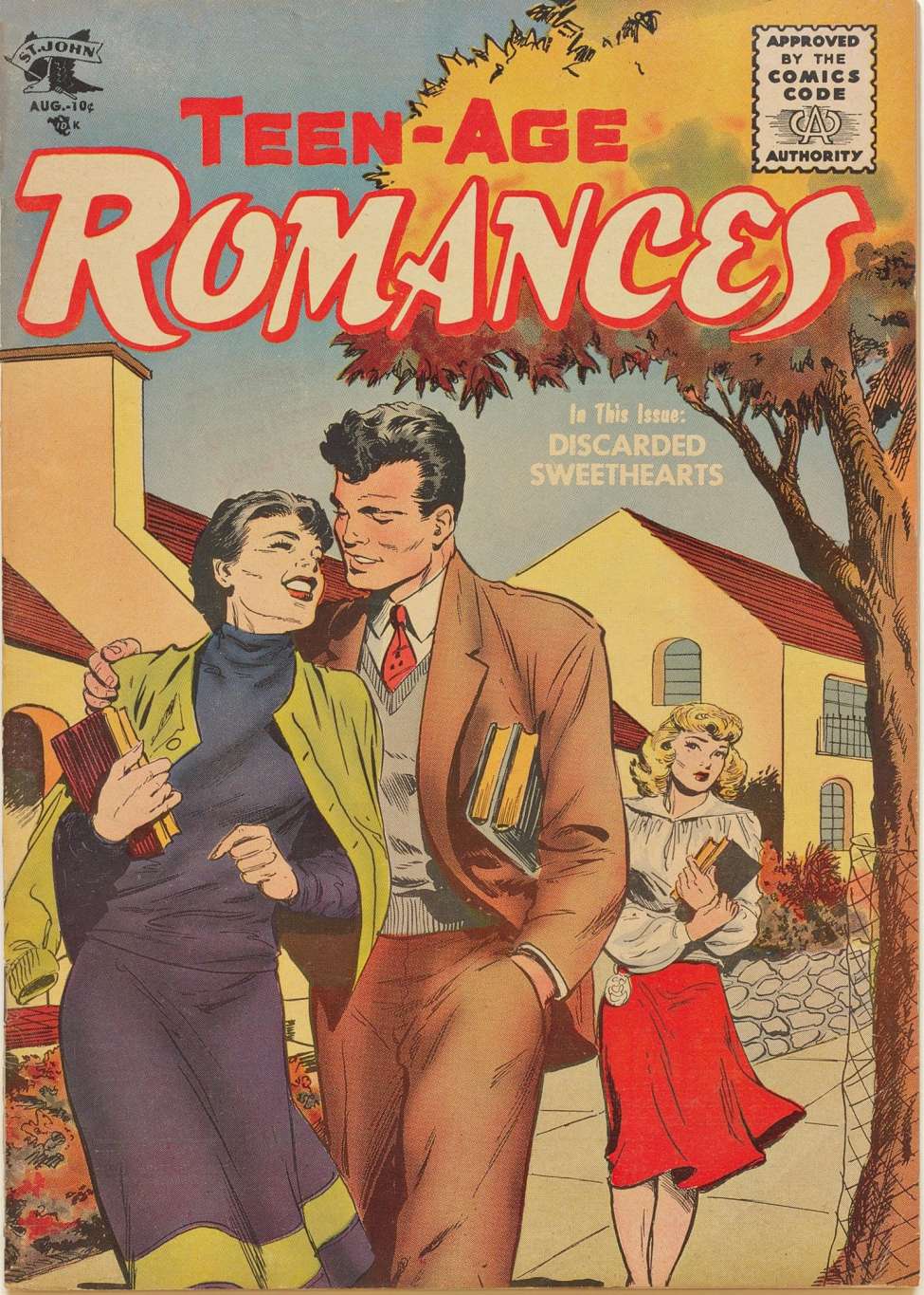 Comic Book Cover For Teen-Age Romances 44