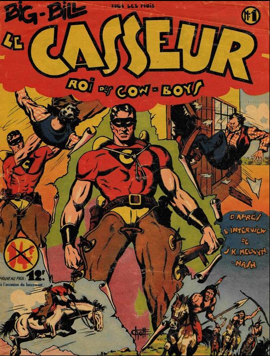 Comic Book Cover For Big Bill Le Casseur 1 - Roi des cowboys