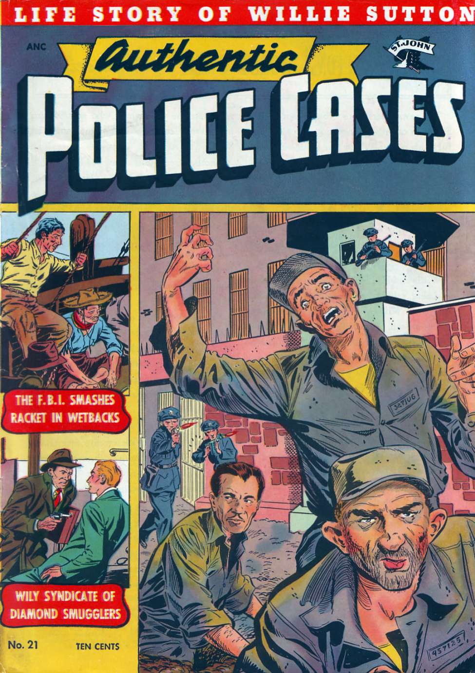 Comic Book Cover For Authentic Police Cases 21