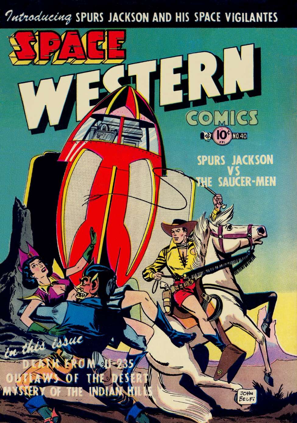 Book Cover For Space Western 40