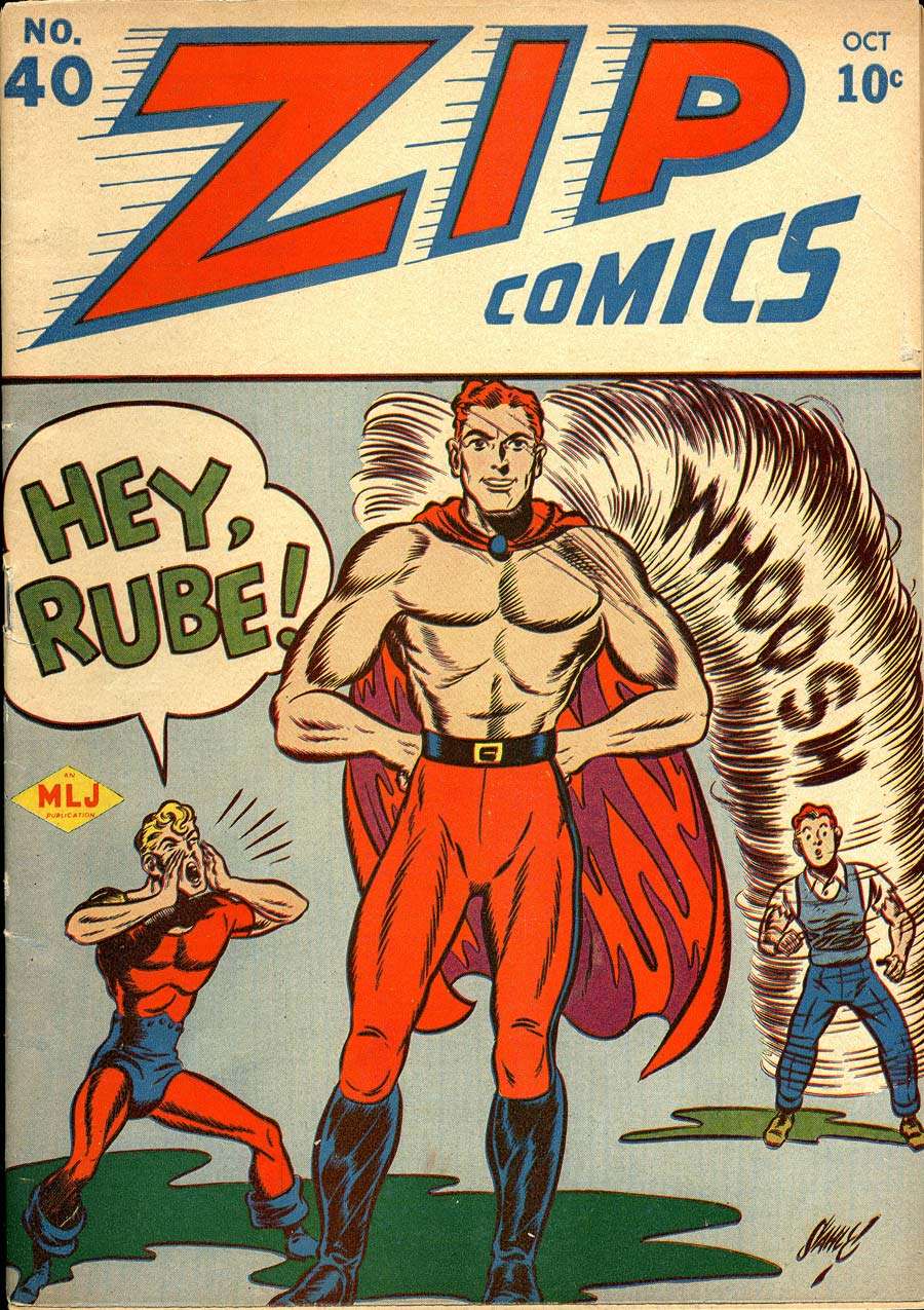 Book Cover For Zip Comics 40