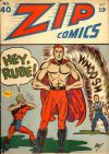 Cover For Zip Comics 40