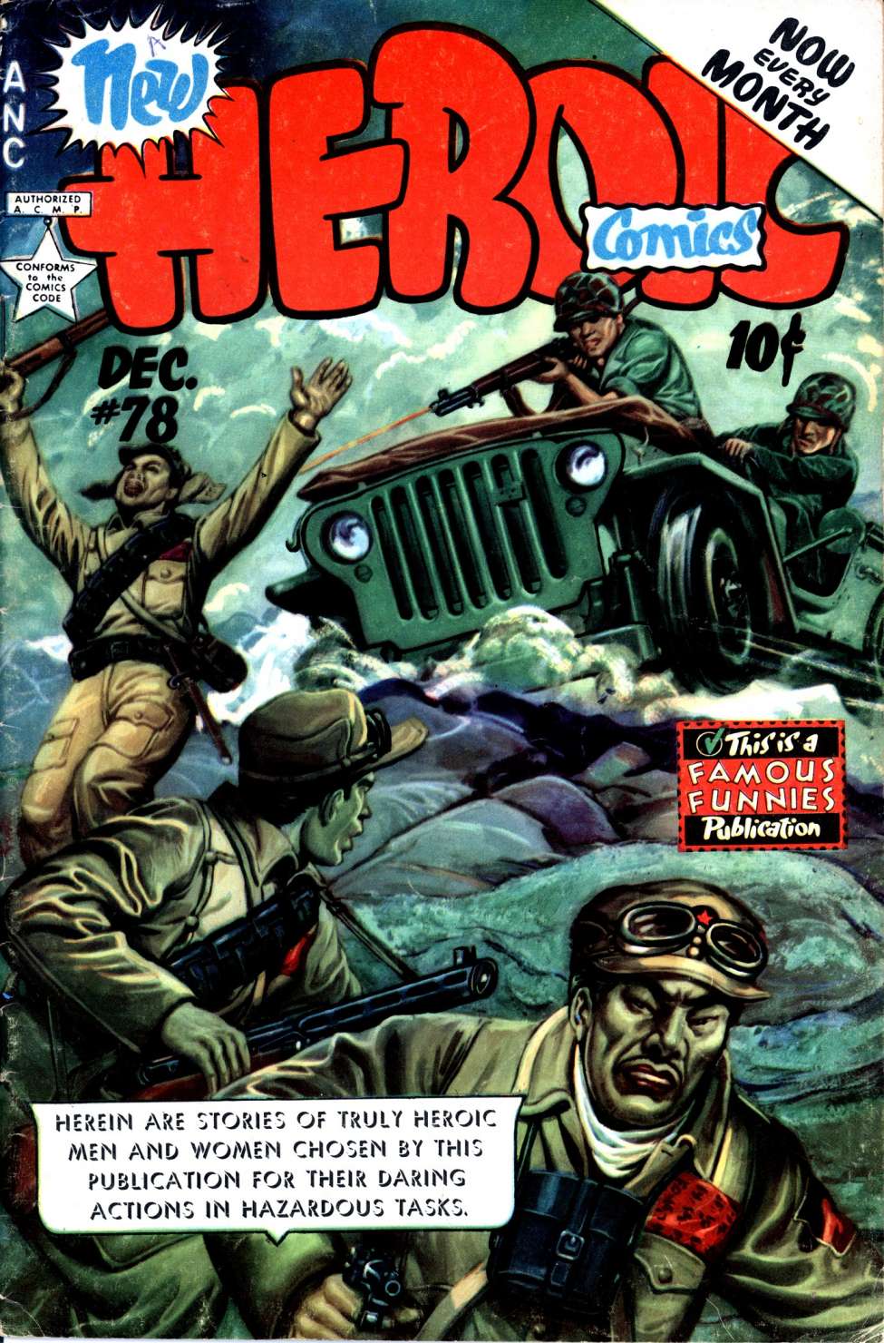 Comic Book Cover For New Heroic Comics 78