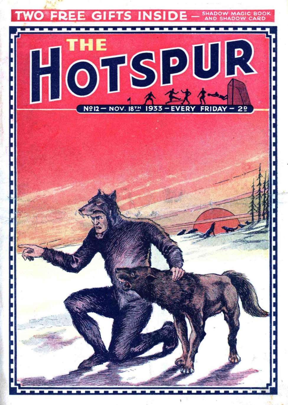 Comic Book Cover For The Hotspur 12