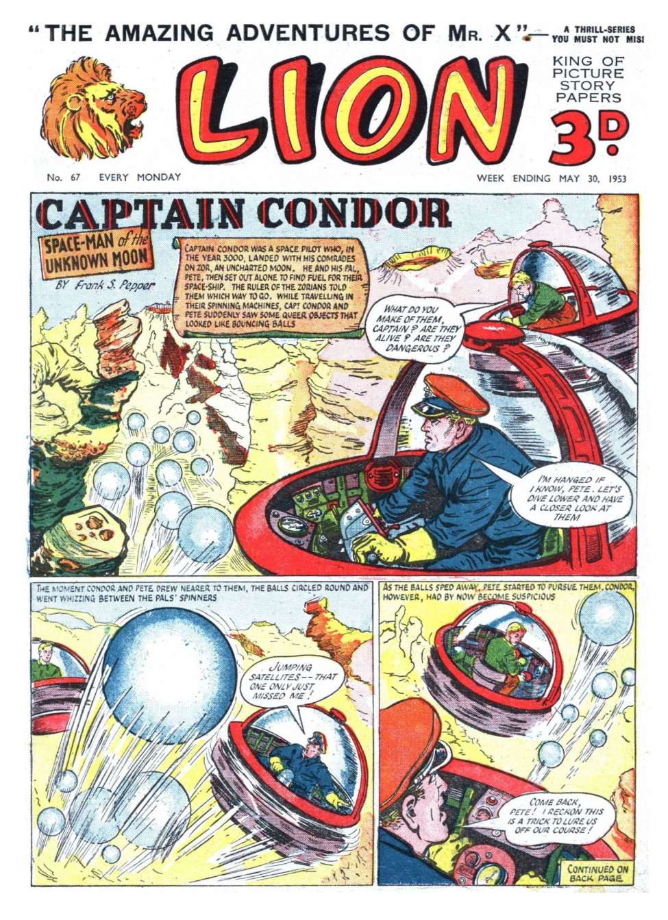 Comic Book Cover For Lion 67