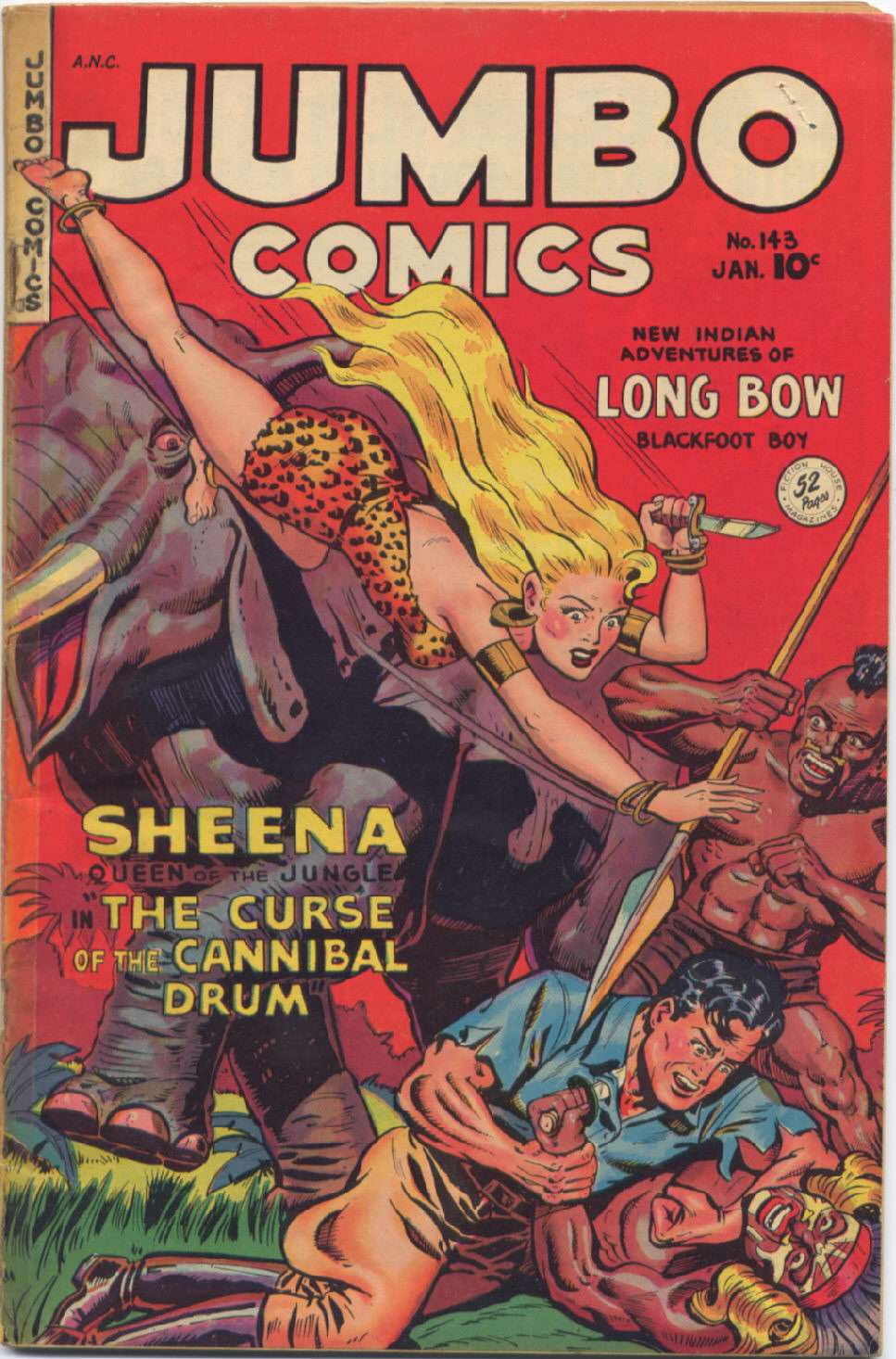Comic Book Cover For Jumbo Comics 143