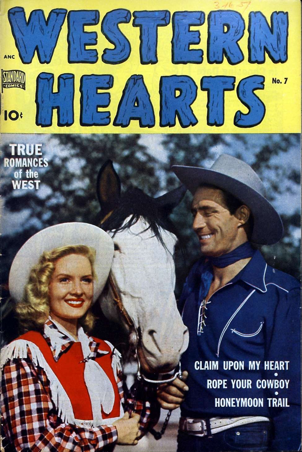 Comic Book Cover For Western Hearts 7