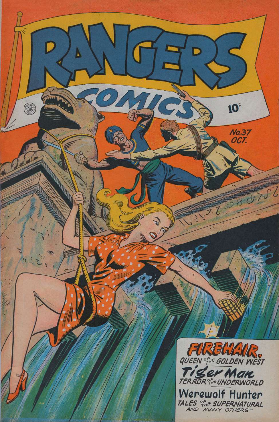 Comic Book Cover For Rangers Comics 37