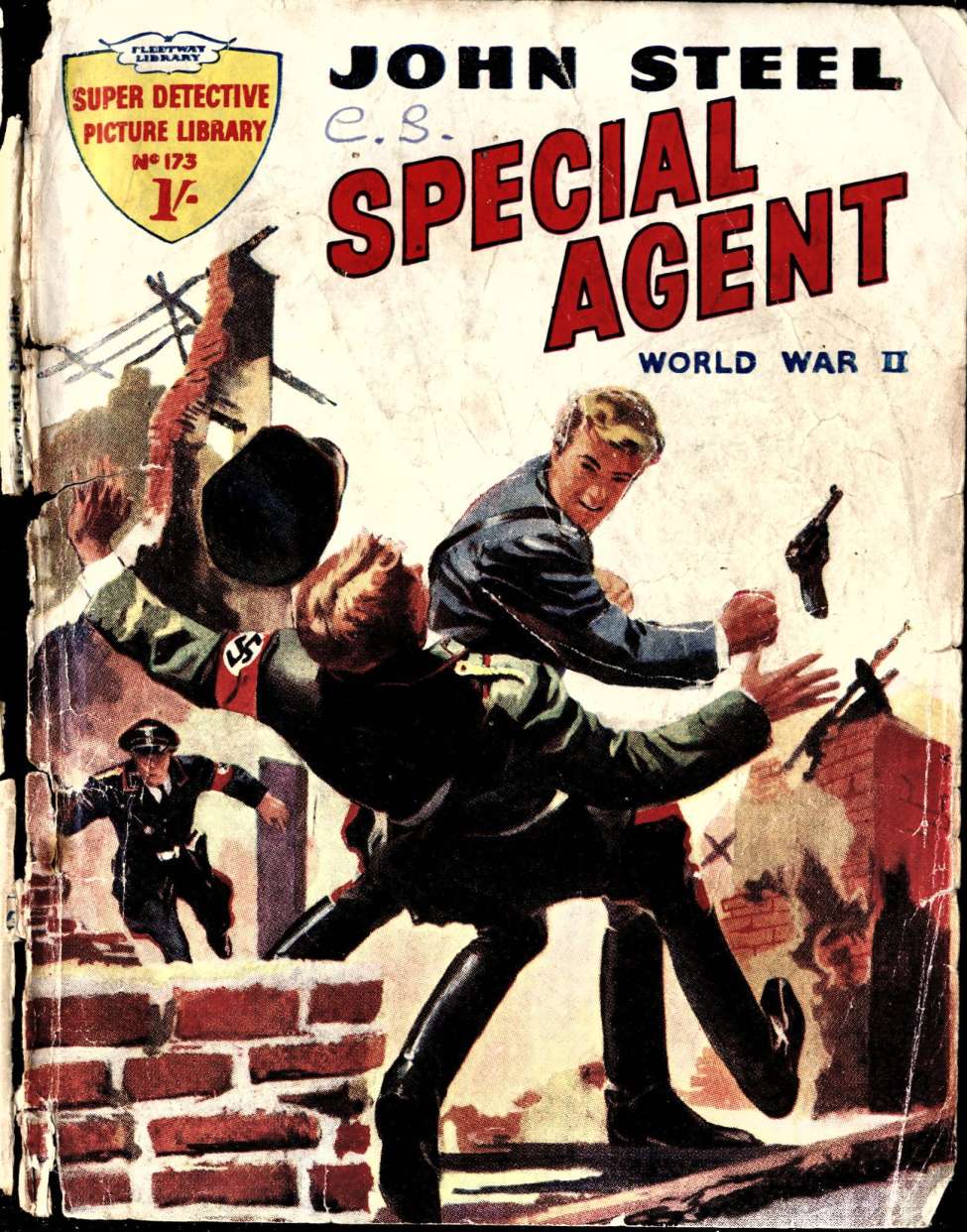 Book Cover For Super Detective Picture Library 173 - The F&uuml;hrer Plot - John Steel