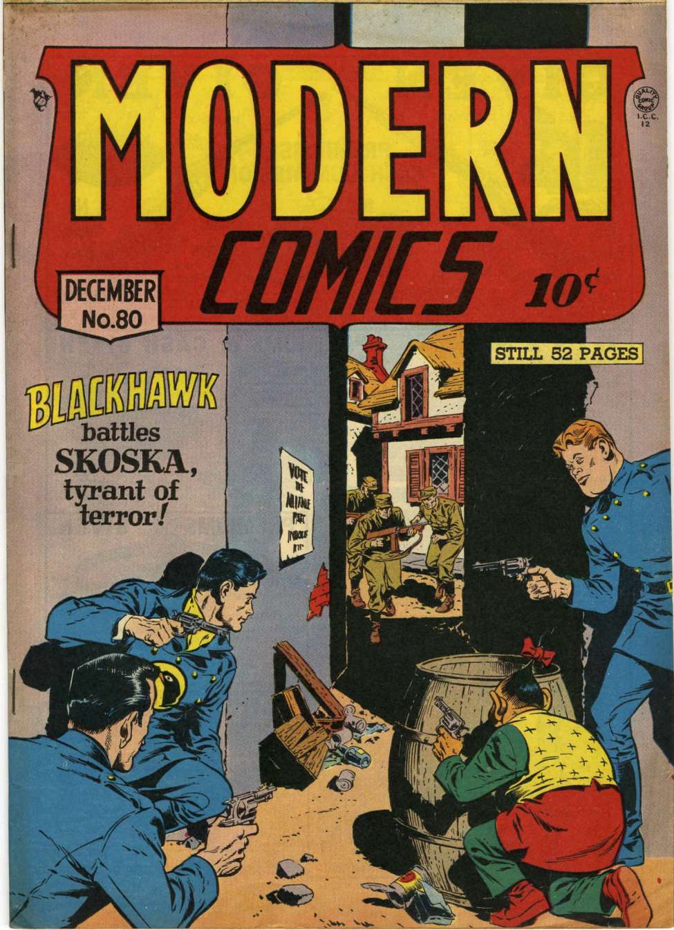 Comic Book Cover For Modern Comics 80