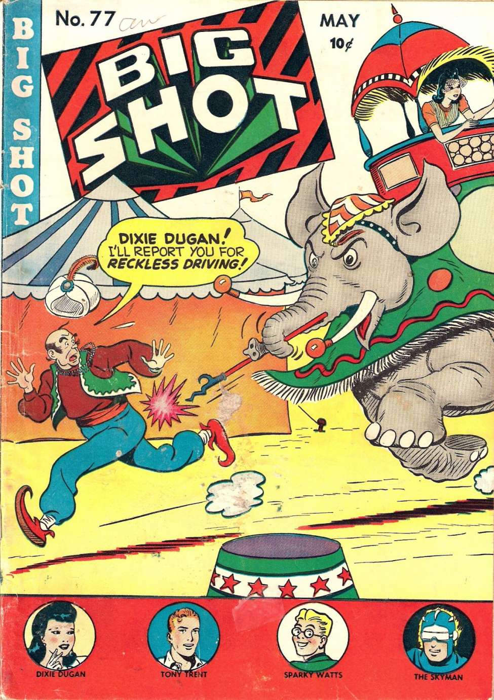 Comic Book Cover For Big Shot 77