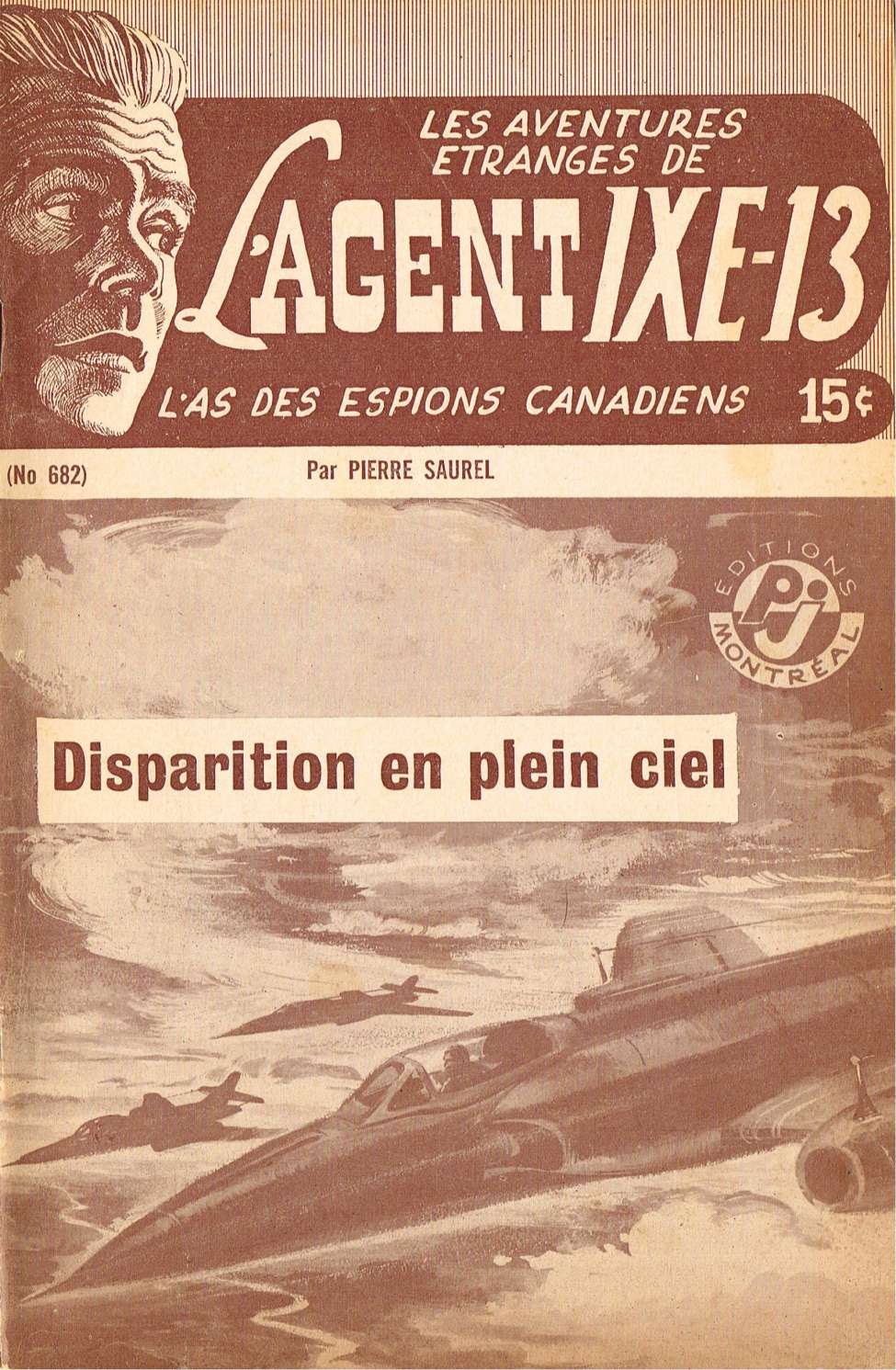 Book Cover For L'Agent IXE-13 v2 682 - Disparition en plein ciel